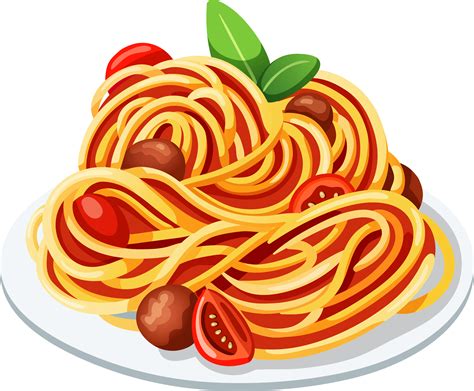 Download Transparent Pasta Clipart Spaghetti Clip Art Free Pngkit