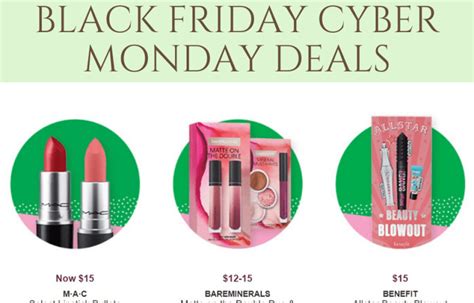 the best black friday cyber monday makeup deals 2019 beautyvelle makeup news