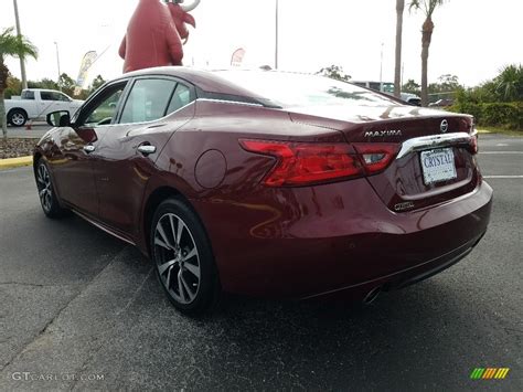 2017 Coulis Red Nissan Maxima Sv 123815981 Photo 3