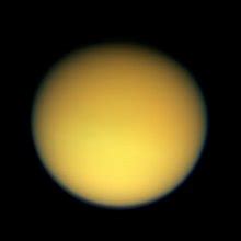 Titan is bigger than the planet. Titan (moon) - Simple English Wikipedia, the free encyclopedia