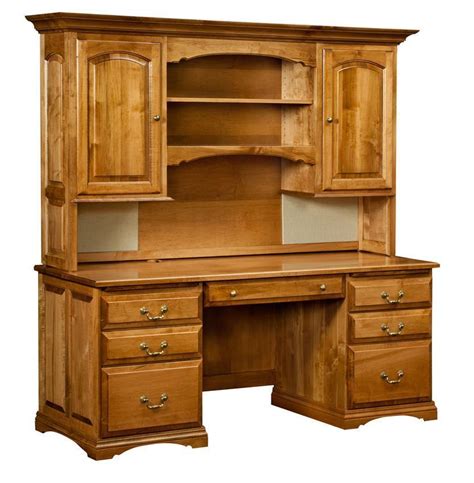 They can be the centerpiece for meetings in your office. Mannington Desk with Optional Hutch from DutchCrafters ...