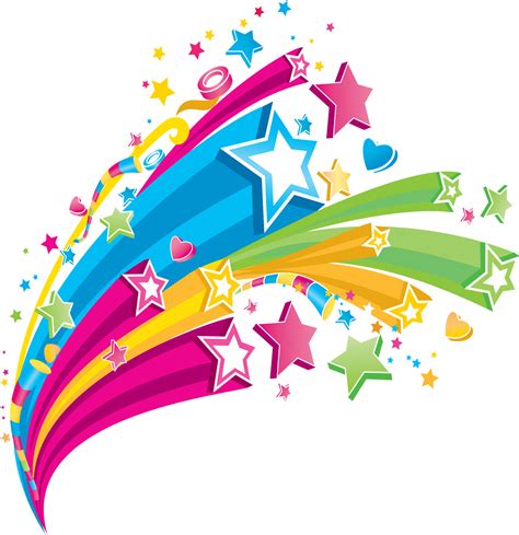 Download Creative Clipart Rainbow Hand Colorful Star Design Png