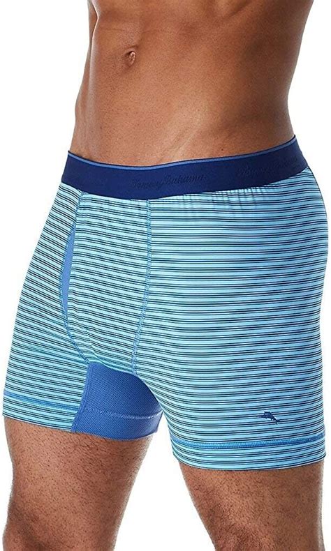 Tommy Bahama Men S Blue Stripe Boxer Briefs Underwear Size S P