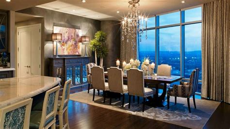 Luxurious Design For A Condominium Interior Design Dining Room