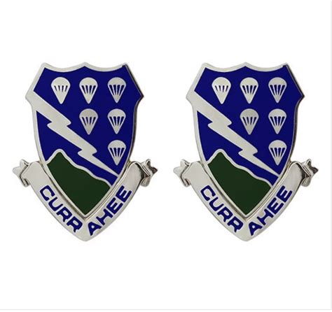 Genuine Us Army Crest 506th Infantry Regiment Currahee Ebay