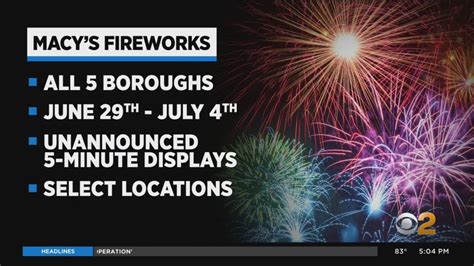The annual macy's 4th of july fireworks spectacular soared to the top of the ratings charts once again, however, the show didn't sparkle quite as brightly as in previous years and was down 25% on 2018. Different Plans Announced For Macy's Annual Fourth Of July ...