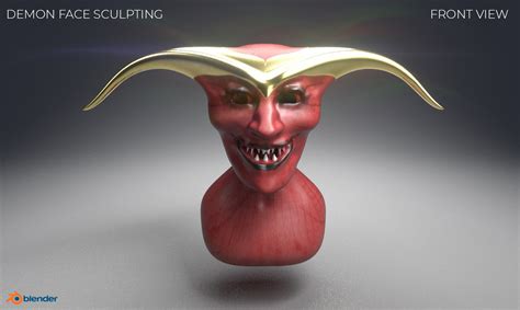 Artstation Demon Face Sculpting