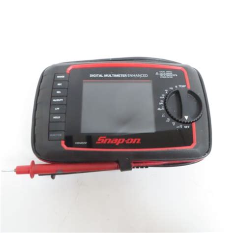 Snap On Tools Eedm525f Handheld Digital Multimeter Enhanced Ebay