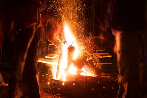 Stand Around The Campfire Free Stock Photo Public Domain Pictures