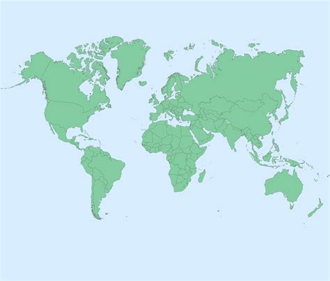 Printable Labeled World Map Printable Maps Labeled World Map