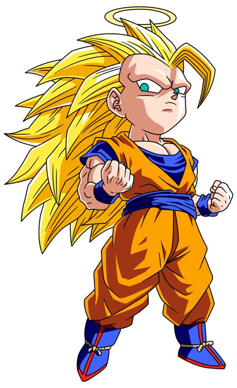 Goku Ssj 3 Chibi By Maffo1989 On Deviantart Chibi Dragon Dragon Ball