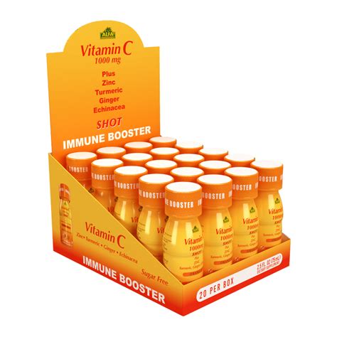 Alfa Vitamins Vitamin C 1000mg Shot Plus Zincturmeric Ginger