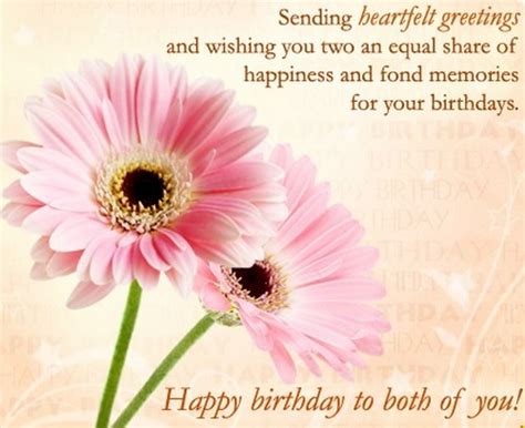 40 Happy Birthday Twins Wishes And Quotes Wishesgreeting