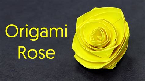Origami Rose How To Make Origami Flower Rose Step By Step Crafting