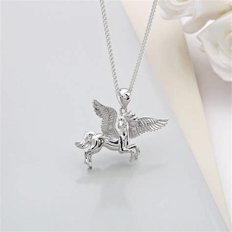 Sterling Silver Pegasus Necklace A Touch Of Silver