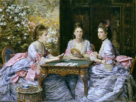 Sir John Everett Millais Bt Hearts Are Trumps 1872 Pre Raphaelite