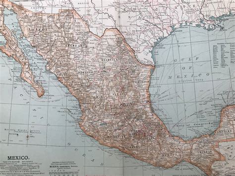 Mapa De Mexico Antiguo