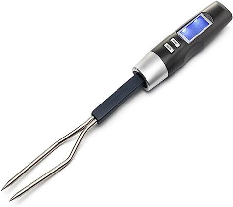 Stainless Steel Barbecue Fork Food Thermometer Barbecue