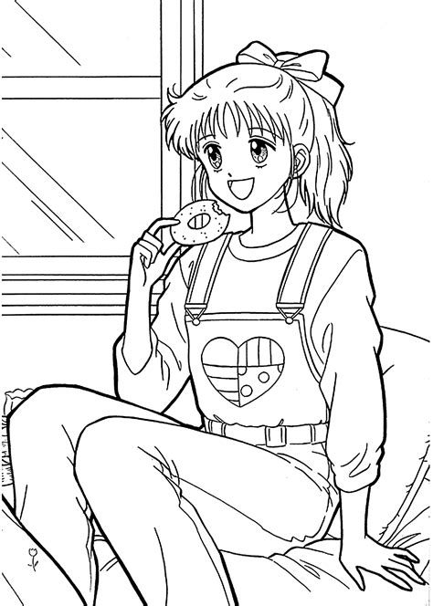 Miki From Marmalade Boy Coloring Pages For Kids Printable Free Boy