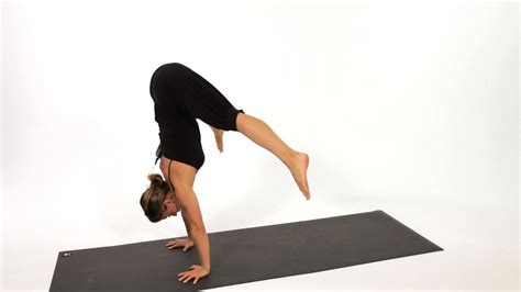 How To Do A Press Handstand Yoga Youtube