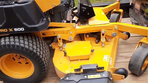 Cub Cadet Pro X 600 Stand On With 60 Cut Review Youtube