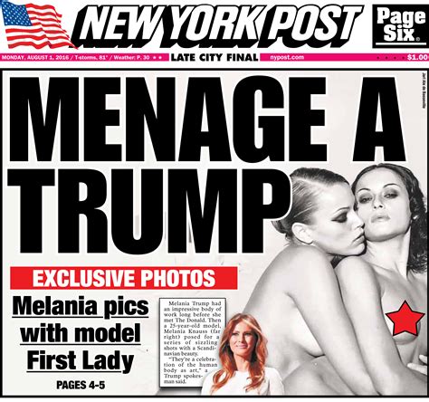 Melania Trump’s Girl On Girl Photos From Racy Shoot Revealed