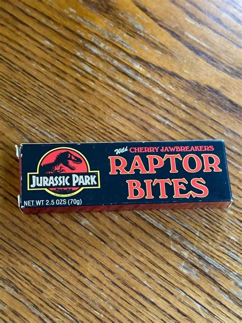 Jurassic Park Raptor Bites Cherry Jawbreakers Elephant Rome