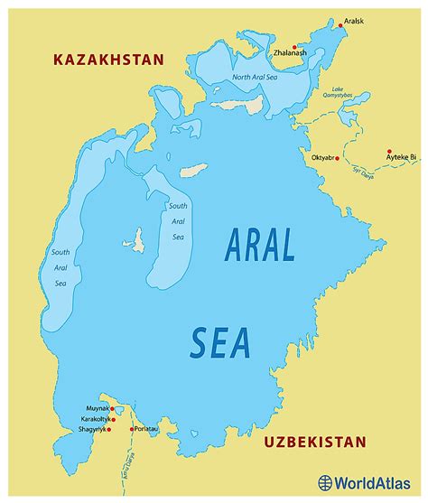 The Shrinking Of The Aral Sea Worldatlas
