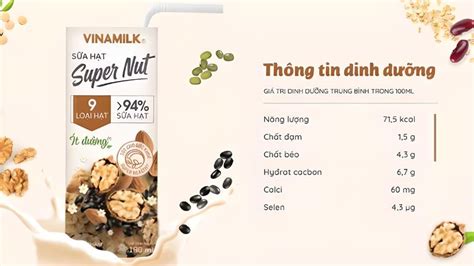 Khám Phá Dòng Sản Phẩm Sữa 9 Loại Hạt Vinamilk Super Nut Có Gì đặc Biệt