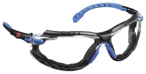 3m anti fog anti scratch brow and eye socket foam lining safety glasses 48tk80 s1101sgaf