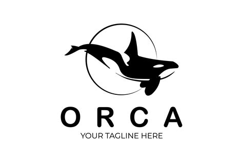 Orca Whale Logo Vector Illustration Icon Graphic By Hfz13 · Creative