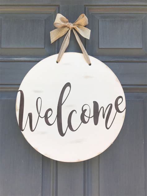 Pin By Katina Landers On Love This Welcome Signs Front Door Front