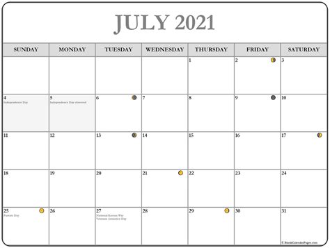 Lunar calendar for 2021 with the moon phases. Printable Yearly Full Moon Calendar For 2021 | Calendar Printables Free Blank