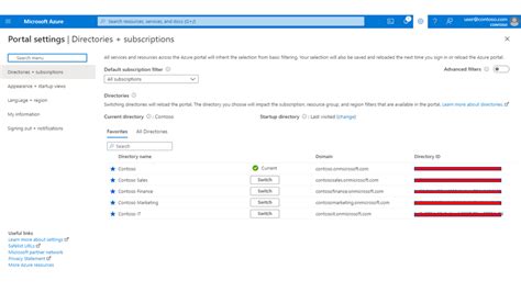 Manage Azure Portal Settings And Preferences Azure Portal Microsoft