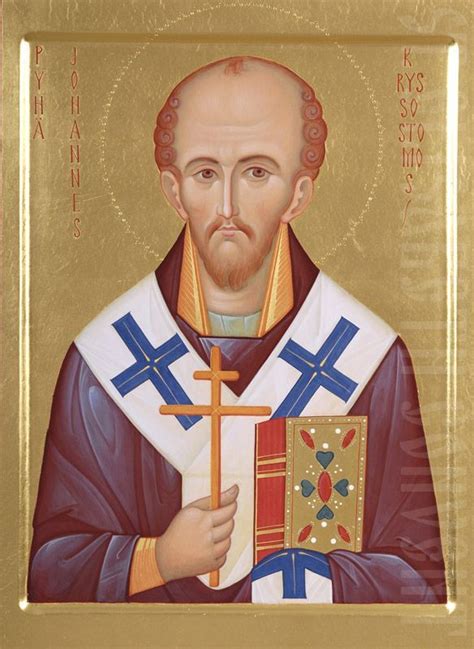 Imp 03 01 St John Chrysostom John Chrysostom Paint Icon Orthodox Icons