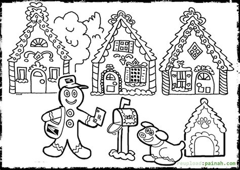 The picture has a little more detail than the first, and is perfect for older kids. Gingerbread House Coloring Pages To Print - Coloring Home