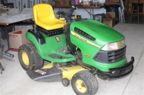 John Deere La120 Riding Mower Live And Online Auctions On