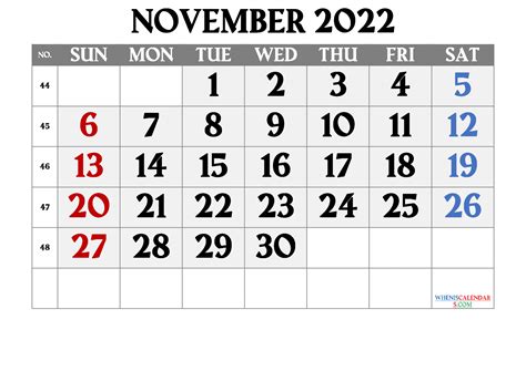 2022 Full Year Calendar November Calendar 2022 Images And Photos Finder