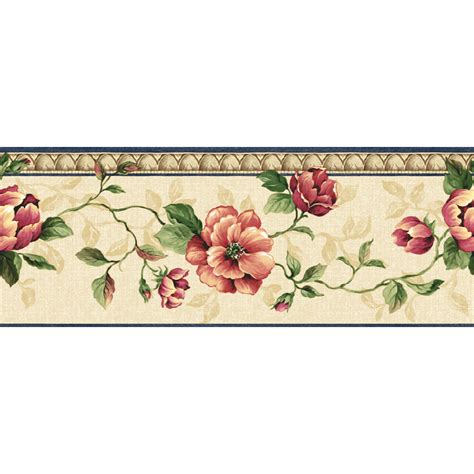 🔥 Free Download Architectural Rose Prepasted Wallpaper Border At