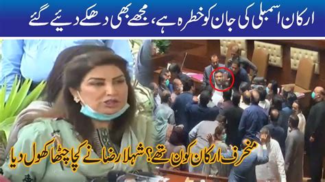who attack on sindh assembly shehla raza open secret in press conference youtube