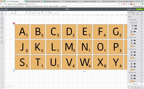 DIY Scrabble Words with Your Cricut - Free SVG! - Hey, Let's Make Stuff