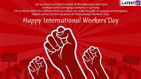 In the late 19th century, trade union and may 1st, on the other hand, was chosen for international workers' day to commemorate the haymarket affair of may. International Workers' Day 2019 Wishes & Quotes: WhatsApp Stickers, Labour Day GIF Images ...