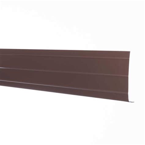 Gibraltar Building Products 6 In X 12 Ft Royal Brown Aluminum Smooth