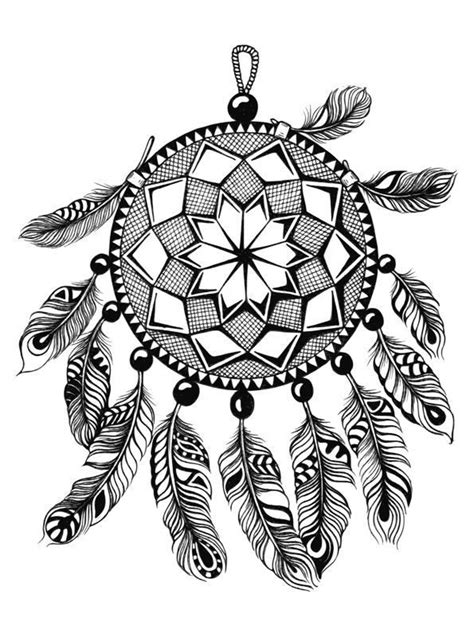 Lineart design of beautiful unique dream catcher for illustration and. 16 coloring pages of Dreamcatchers on Kids-n-Fun.co.uk. On ...