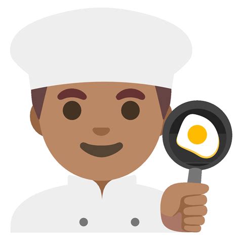 👨🏽‍🍳 男厨师 中等肤色 Emoji图片下载 高清大图、动画图像和矢量图形 Emojiall