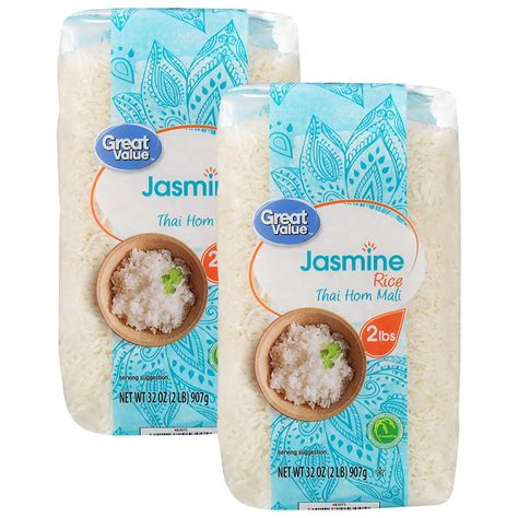2 Pack Great Value Jasmine Rice 32 Oz