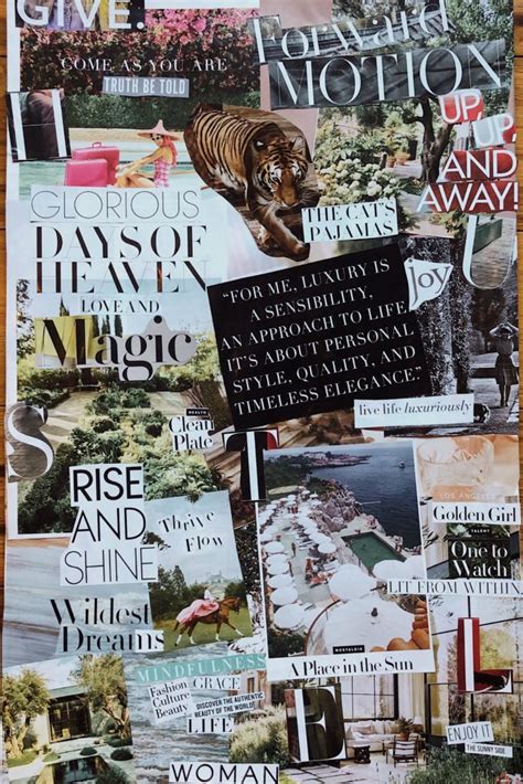 How To Make A Vision Board To Manifest Your Dream Life Lost Luxe