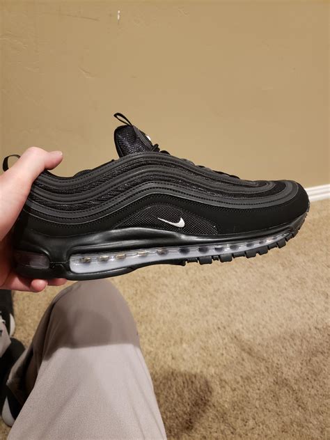 Air Max 97s With Black Midsole And White Airbag Combo No Longer A