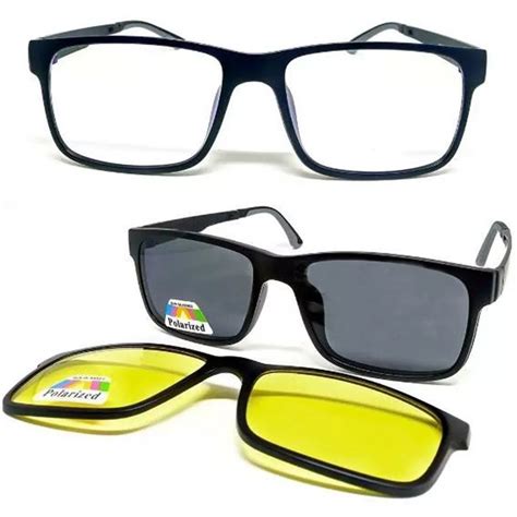 armação oculos grau sol masculino clip on polarizado r 139 00 em mercado livre