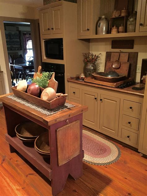 Check out our primitive kitchen selection for the very best in unique or custom, handmade pieces from our wall décor shops. pictures of primitive homes decorated #Primitivehomes in ...